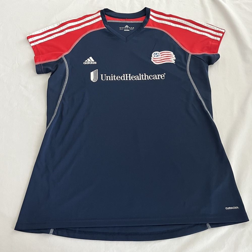 Adidas New England Revolution 2011/12 Home Soccer Jersey Women's XL MLS Football